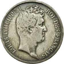 Münze, Frankreich, Louis-Philippe, 5 Francs, 1830, Paris, S+, Silber, KM:736.1