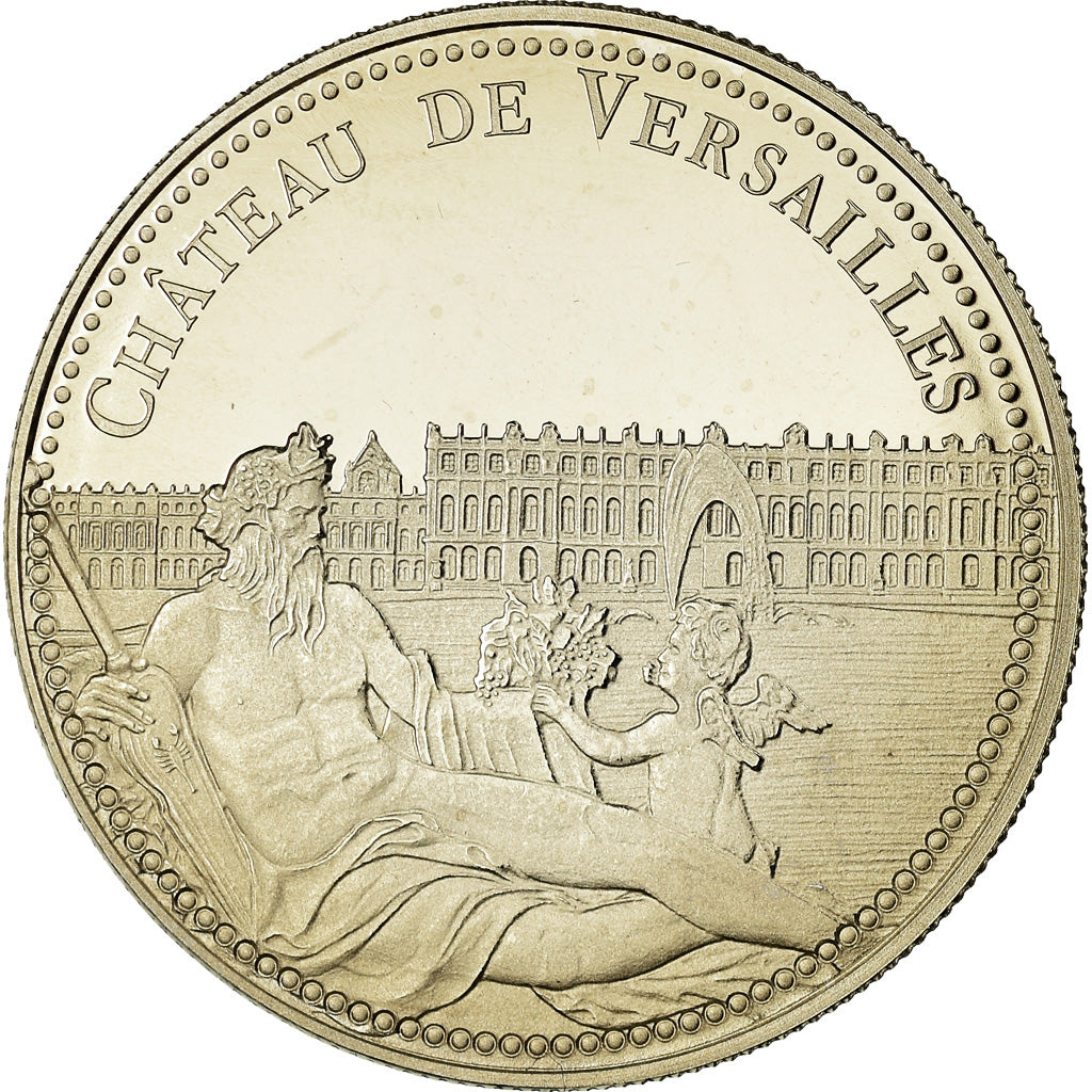 France, Medal, Le Château de Versailles, MS(65-70), Copper-nickel