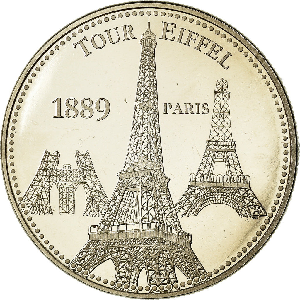 França, Medal, Paris - La Tour Eiffel, Artes e Cultura, MS(65-70)