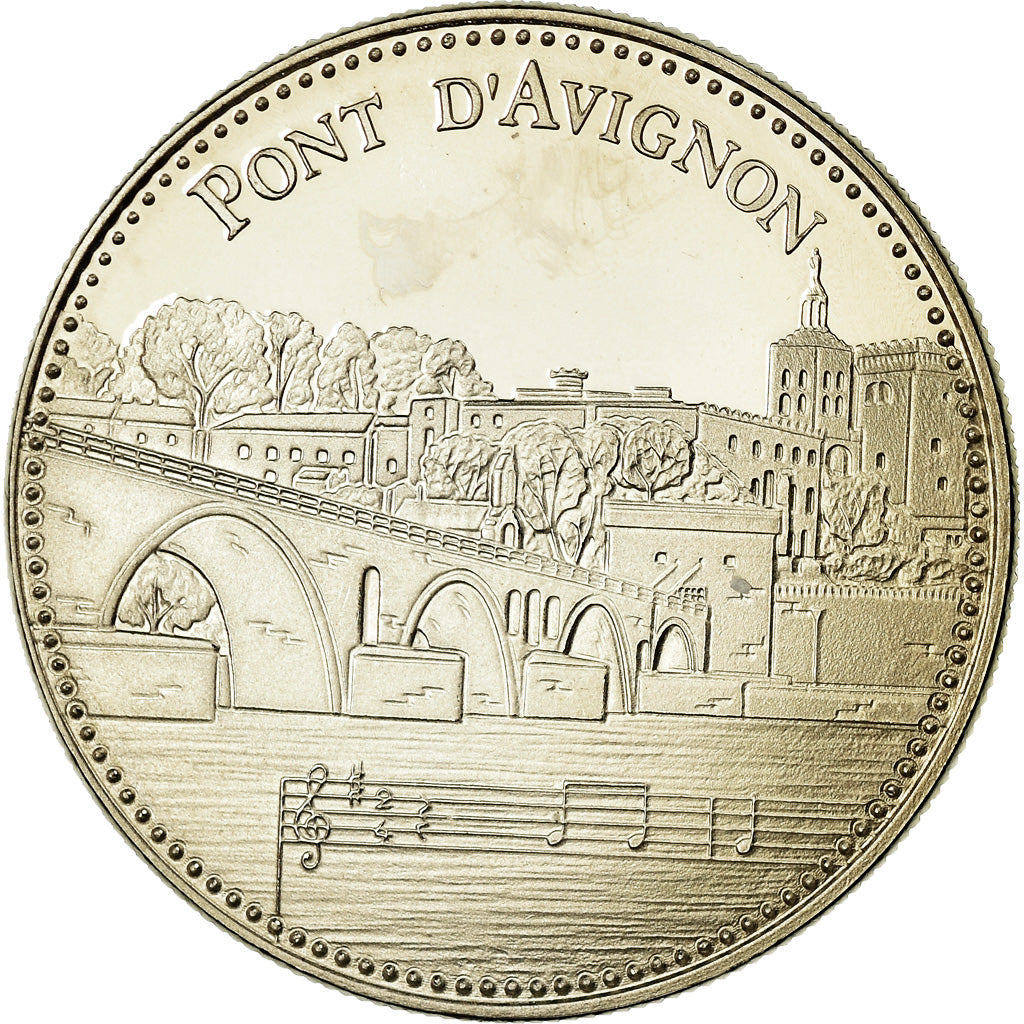 France, Medal, Les plus beaux trésors du patrimoine de France, Pont d'Avignon