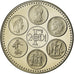 Francja, Medal, Coq, Fin du Cours Légal du Franc, 2001, MS(65-70)