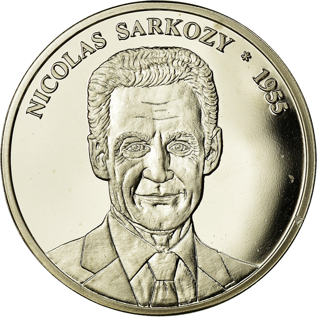France, Medal, Les Présidents de la République, Nicolas Sarkozy, MS(65-70)