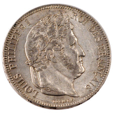FRANCE, Louis-Philippe, 5 Francs, 1843, Lille, KM #749.13, AU(50-53), Silver,...