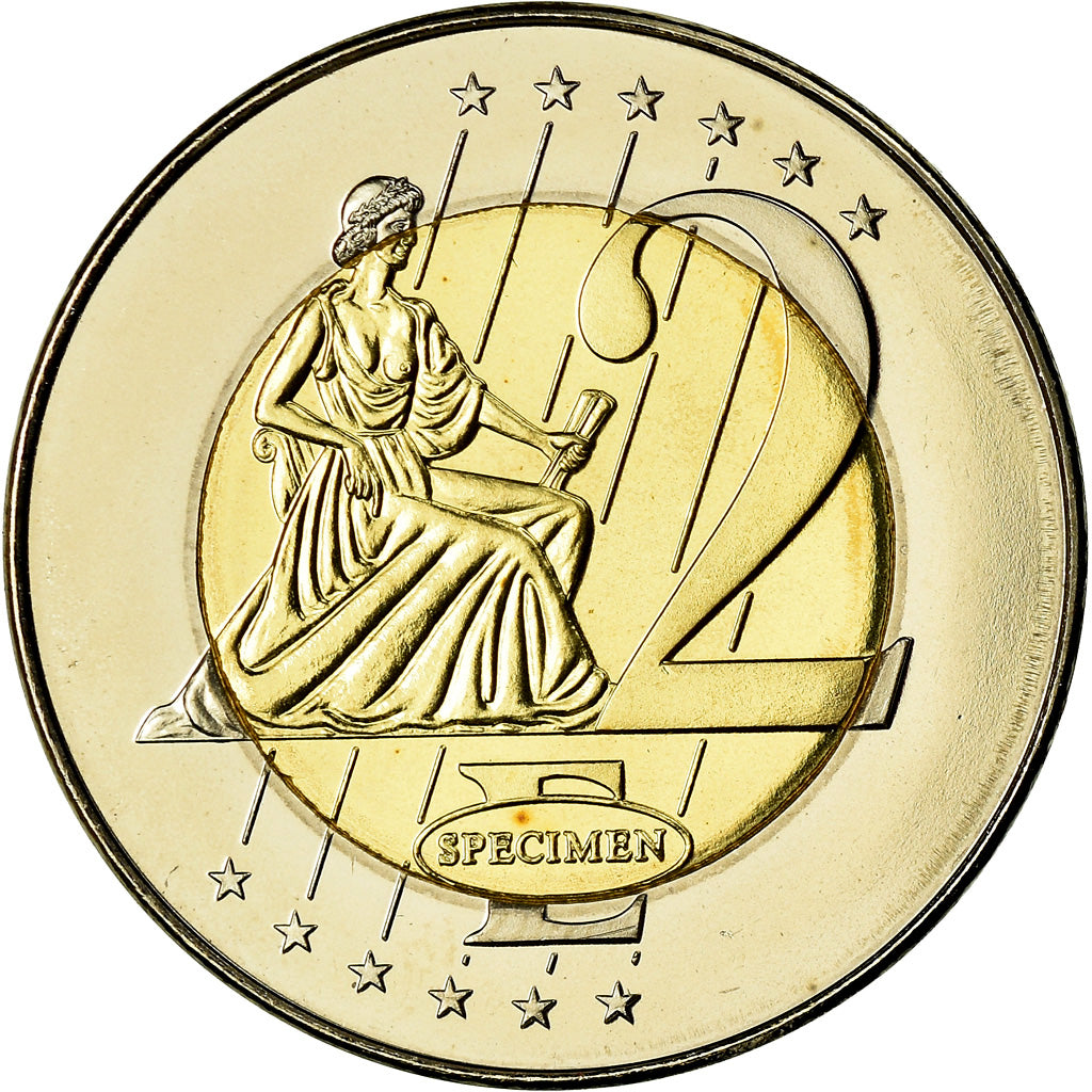 Monaco, Medaille, 2 E, Essai-Trial, 2005, STGL, Bi-Metallic