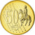 Monaco, Médaille, 50 C, Essai Trial, 2005, FDC, Copper-Nickel Gilt
