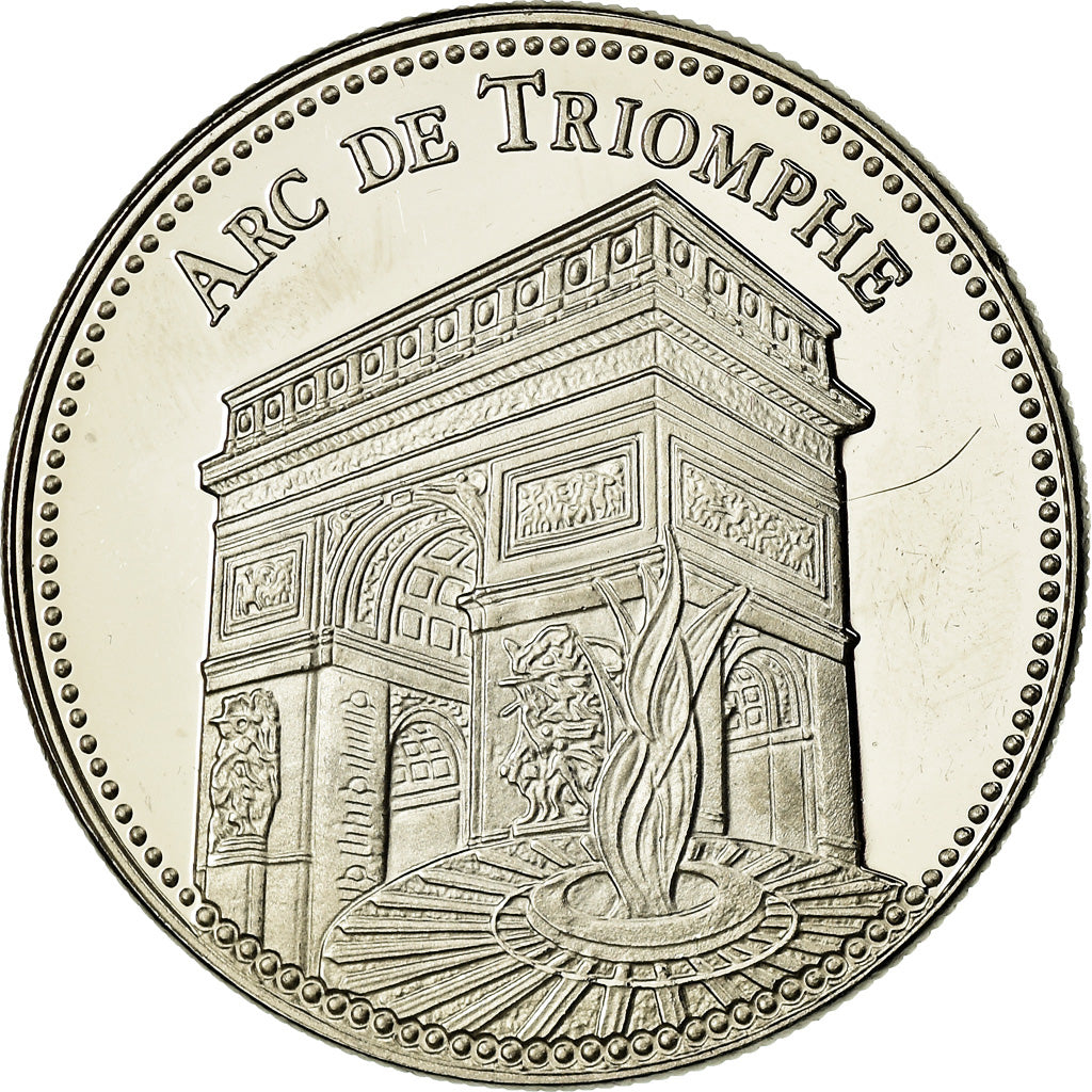 France, Medal, Paris - L'Arc de Triomphe, Arts & Culture, MS(64), Copper-nickel