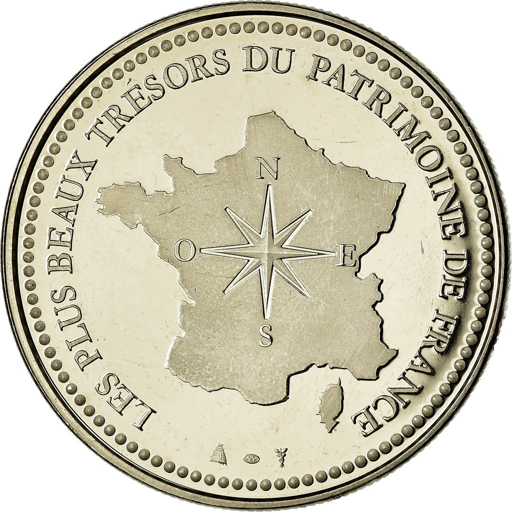 France, Medal, Notre Dame de Paris., Arts & Culture, MS(63), Copper-nickel