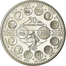 França, Medal, L'Europe des XXVII, 50 ans du nouveau Franc, Políticas