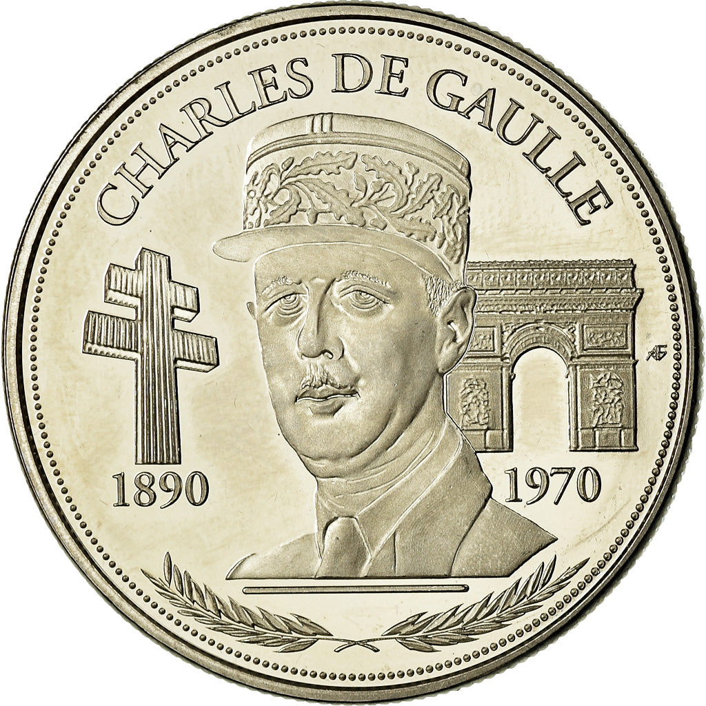 França, Medal, Charles De Gaulle, Políticas, Sociedade, Guerra, MS(64)