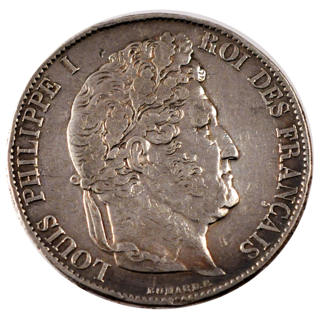 FRANCE, Louis-Philippe, 5 Francs, 1847, Paris, KM #749.1, VF(30-35), Silver,...