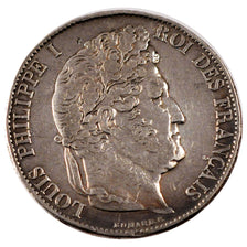 FRANCE, Louis-Philippe, 5 Francs, 1847, Paris, KM #749.1, VF(30-35), Silver,...