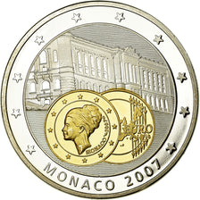 France, Medal, L'Europe, Monaco, 2007, MS(64), Copper Plated Silver