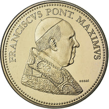 Vatican, Medal, Le Pape François, 2013, MS(64), Copper-nickel