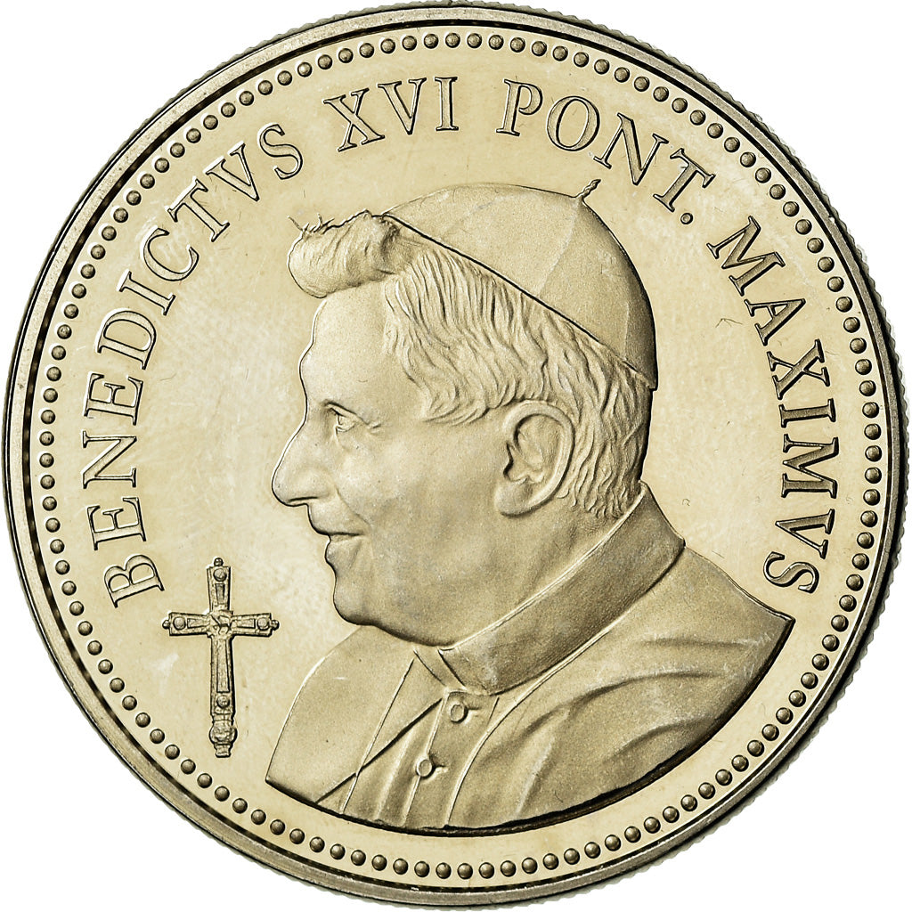 Vatican, Medal, Le Pape Benoit XVI, Religions & beliefs, 2013, MS(64)