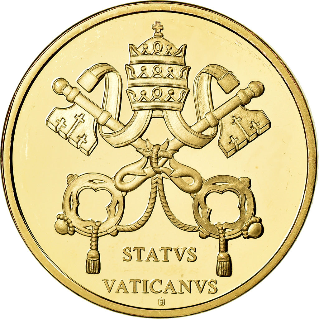 Vatican, Medal, Le Pape François, 2013, MS(64), Copper Gilt