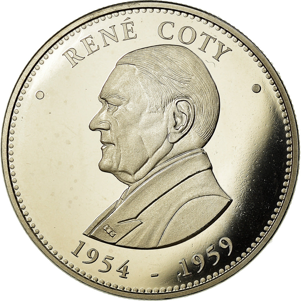 France, Médaille, Les Présidents de la République, René Coty, Politics