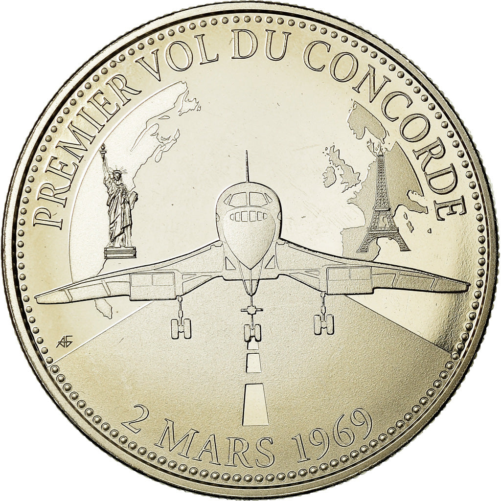 France, Médaille, Les événements forts de votre vie, Premier vol du Concorde