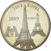 France, Medal, Paris - La Tour Eiffel, MS(65-70), Copper-nickel