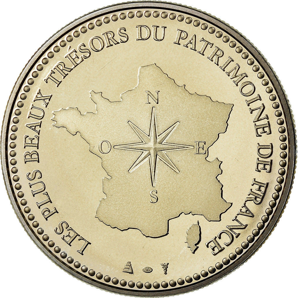 France, Medal, Paris - La Tour Eiffel, MS(65-70), Copper-nickel