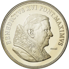 Watykan, Medal, Le Pape Benoit XVI, MS(65-70), Miedź-Nikiel