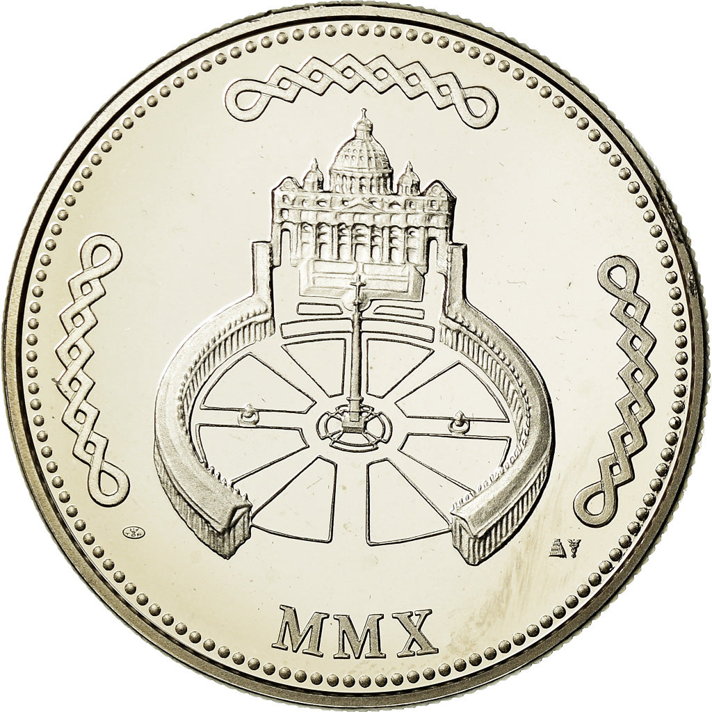 Watykan, Medal, Le Pape Benoit XVI, MS(65-70), Miedź-Nikiel