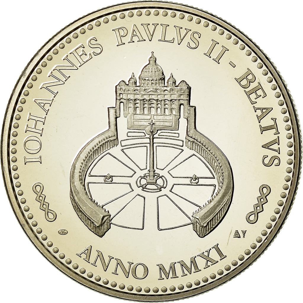 Vatican, Medal, Le Pape Jean-Paul II, MS(65-70), Copper-nickel