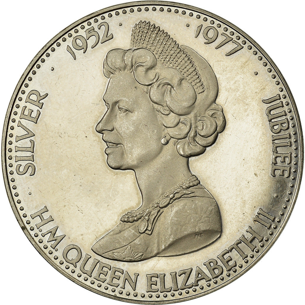 United Kingdom , Medal, Queen Elizabeth II, Silver Jubilee, 1977, MS(63), Nickel