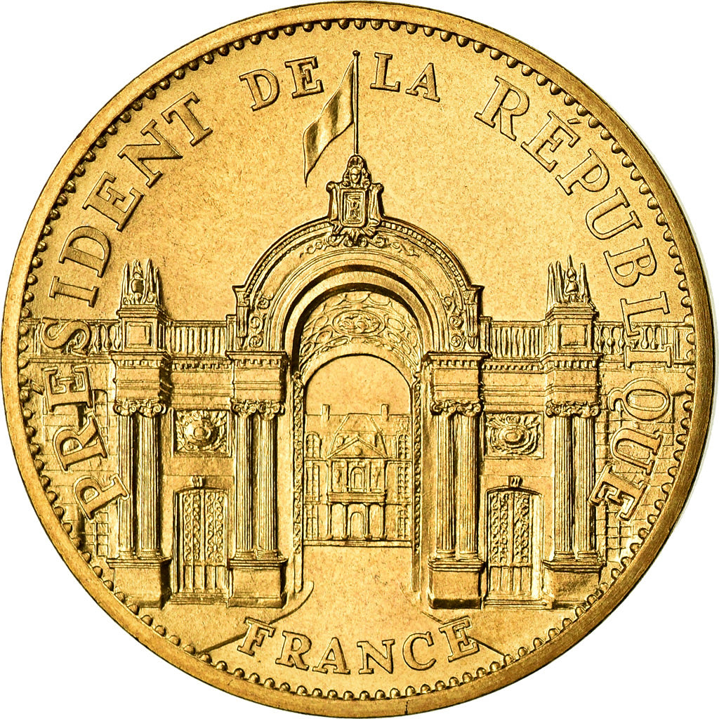 Frankrijk, Medaille, François Mitterrand, Président de la République, FDC
