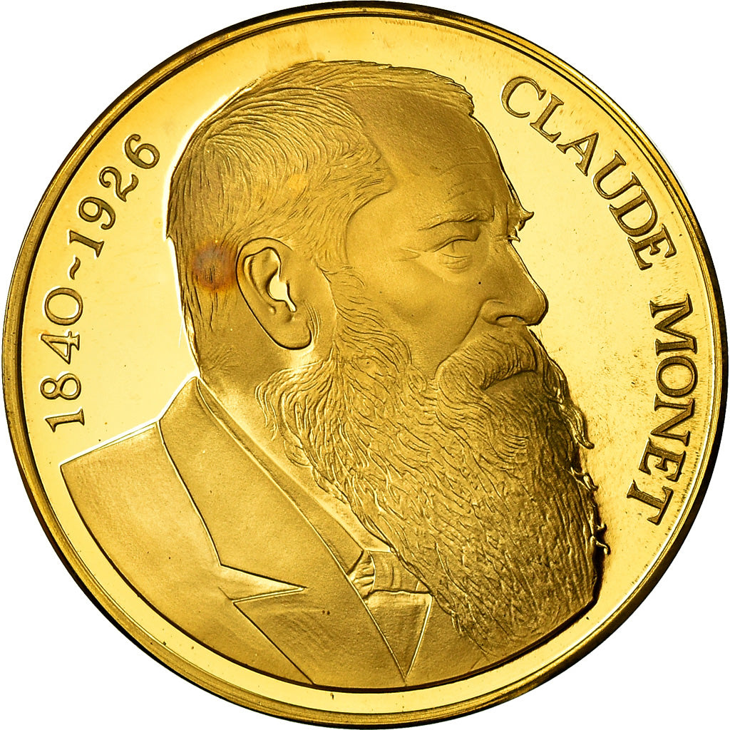 France, Médaille, Giverny - Fondation Claude Monet - le pont, Arts & Culture