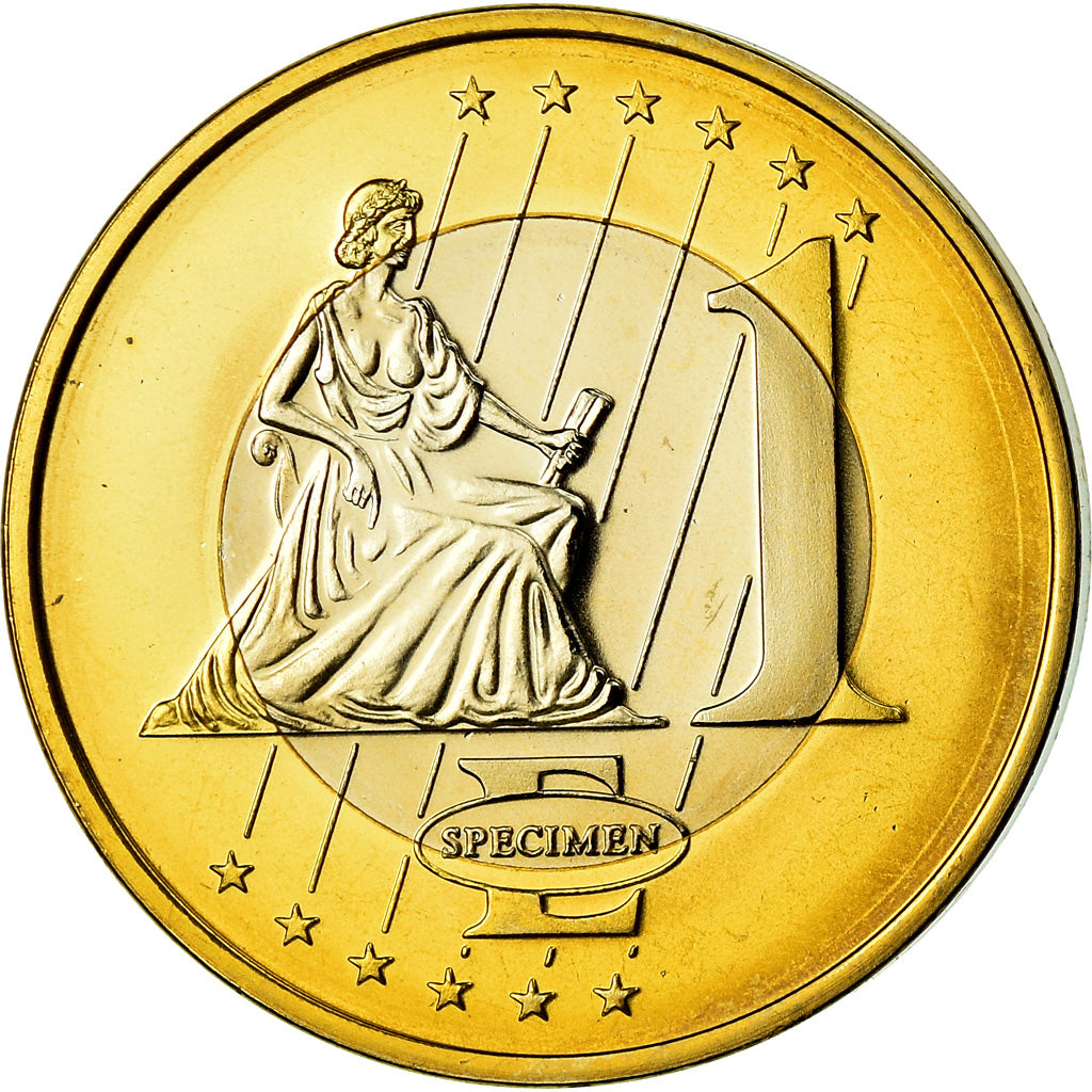 Grã-Bretanha, Medal, 1 E, Essai-Trial, 2002, MS(65-70), Bimetálico
