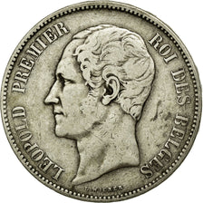 Coin, Belgium, Leopold I, 5 Francs, 5 Frank, 1853, EF(40-45), Silver