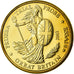 Grã-Bretanha, Medal, 10 C, Essai-Trial, 2002, MS(65-70), Cobre-Níquel Dourado