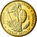 Great Britain, Medal, 10 C, Essai-Trial, 2002, MS(65-70), Copper-Nickel Gilt