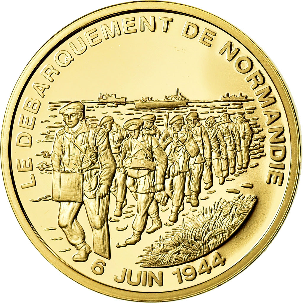 Frankrijk, Medaille, 1939-1945, Débarquement de Normandie, History, FDC, Copper
