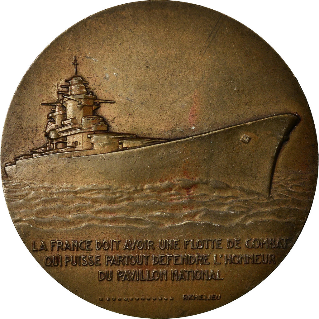 France, Médaille, Armand Du Plessis Cardinal de Richelieu, Shipping, Guiraud