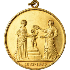 Francja, Medal, Concours, Hygiène de l'Enfance, Paris, 1905, MS(60-62), Pokryty