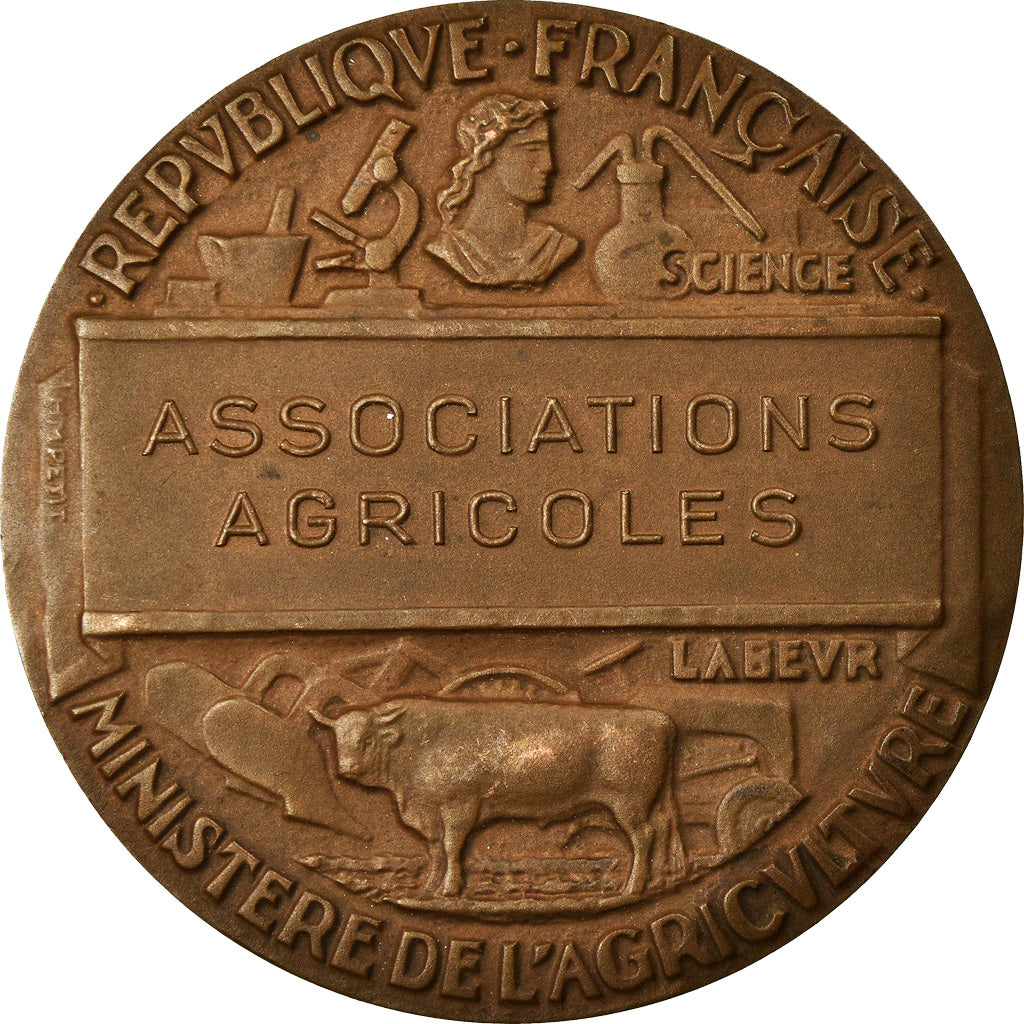 Frankrijk, Medaille, Ministère de l'Agriculture, Associations Agricoles, Petit