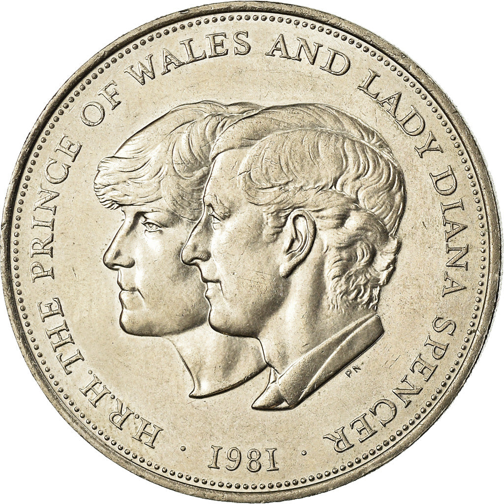 Reino Unido, Medal, Royal Wedding Commemorative Crown, 1981, MS(65-70), Níquel