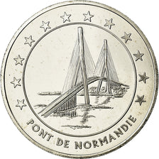 France, Medal, 20 Euro, Ville du Havre, Pont de Normandie, 1996, MS(65-70)