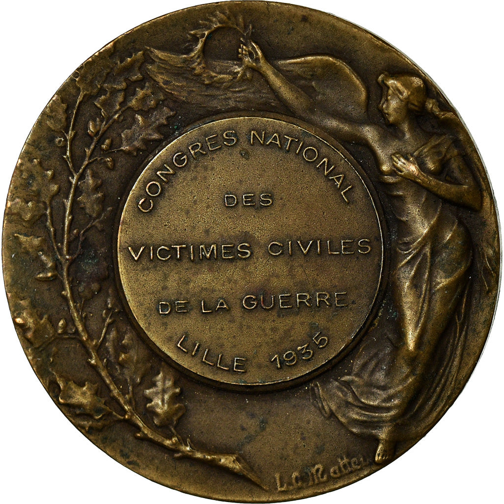 Francja, Medal, Congrès National des Victimes Civiles de la Guerre, Lille
