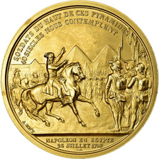 France, Medal, Napoléon Bonaparte, Bataille des Pyramides(1798), Bovy