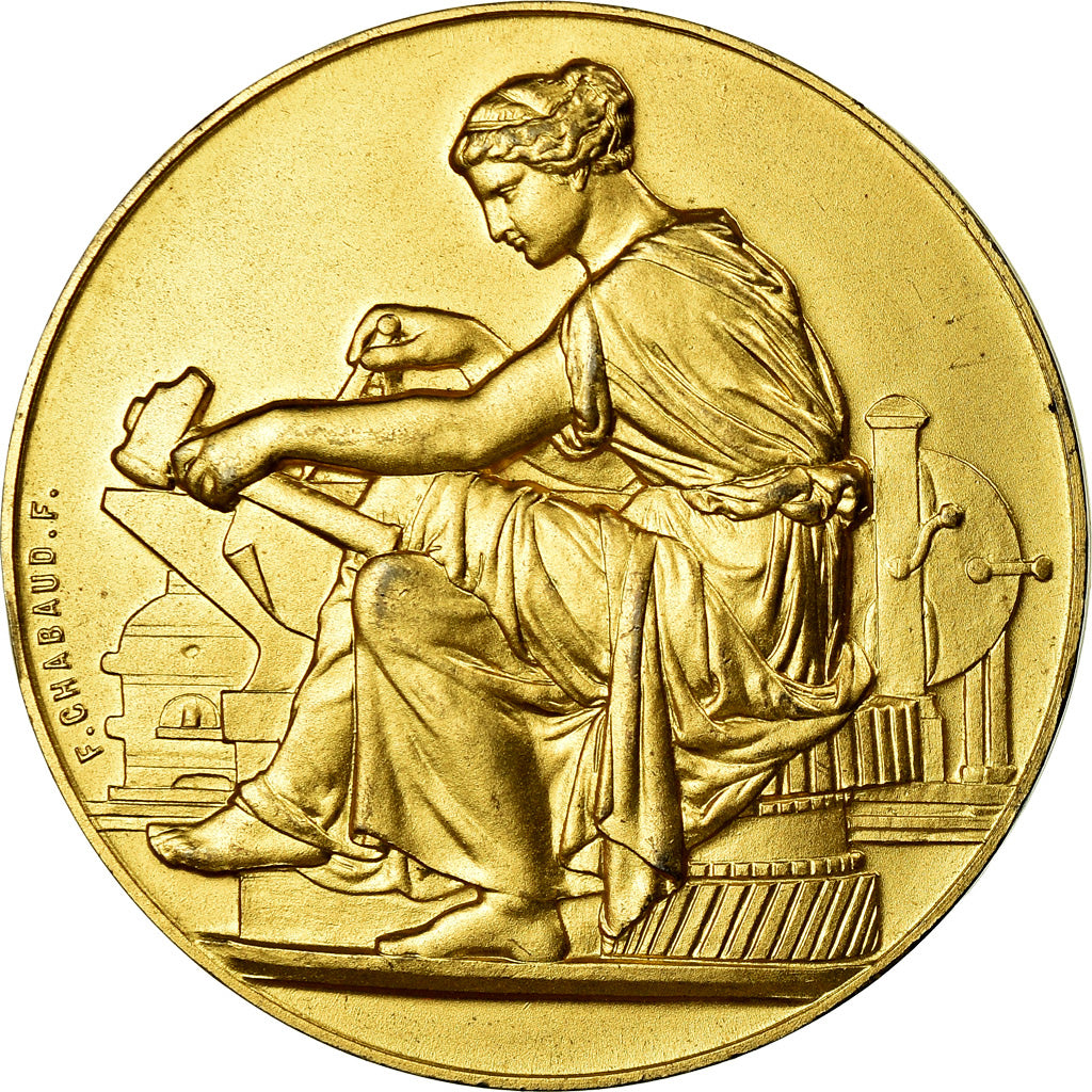 France, Medal, Société Industrielle de Rouen, Chabaud, MS(63), Vermeil