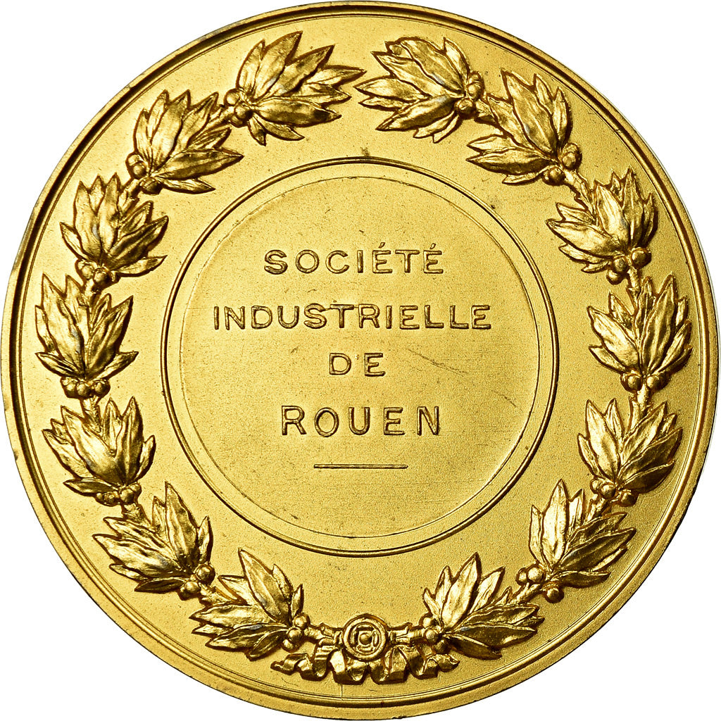 France, Medal, Société Industrielle de Rouen, Chabaud, MS(63), Vermeil