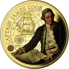 Great Britain, Medal, The Greatest Explorers, James Cook, Shipping, MS(65-70)