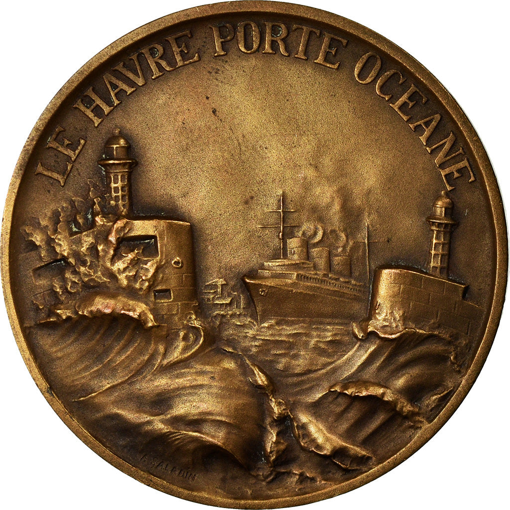 France, Medal, Le Havre, Porte Océane, Saladin, MS(60-62), Bronze