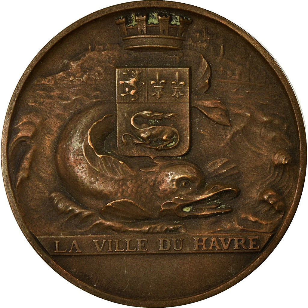 France, Medal, Le Havre, Porte Océane, Saladin, MS(60-62), Bronze