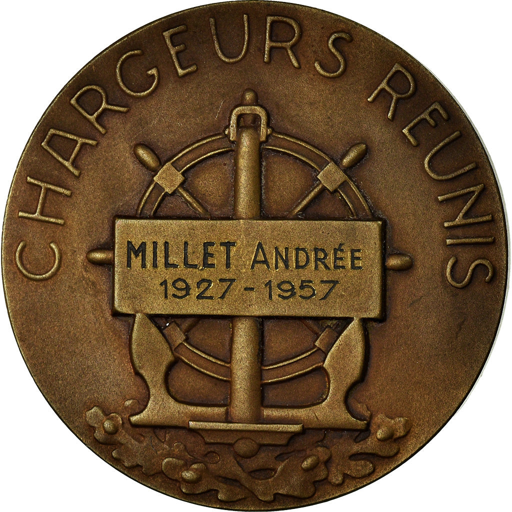Frankrijk, Medaille, Compagnie des Chargeurs Réunis, Shipping, 1957, Fraisse