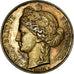 Francja, Medal, Régates, Ville de Dieppe, 1875, Borrel, AU(50-53), Vermeil