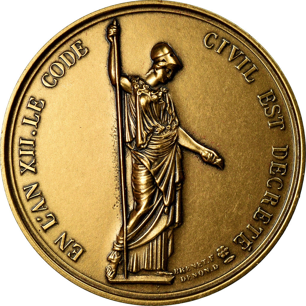Frankrijk, Medaille, Napoléon Ier, En l'An XII, le Code Civil est Décrété