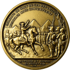 France, Medal, Napoléon Ier en Egypte, Denon, Restrike, MS(65-70), Bronze